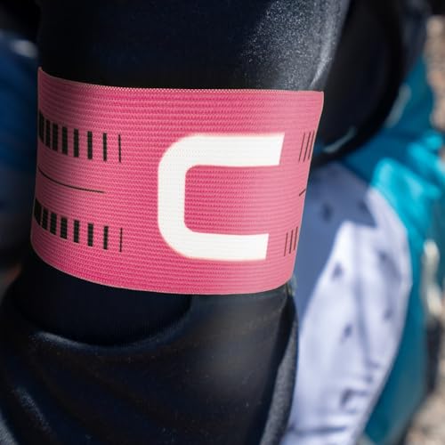 Captain Armband for Soccer - Unisex C Design - Pink