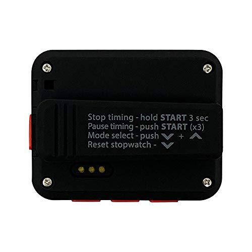 Interval Timer and Stopwatch - Black/Red