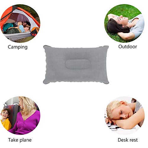 Ultralight Inflatable Pillow - 2 Pack Soft PVC Travel Pillows