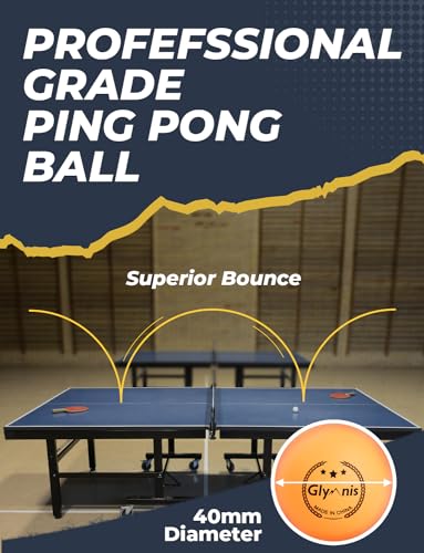 Table Tennis Paddle Set of 4 with 8 Balls - 7-Ply Rackets & Case
