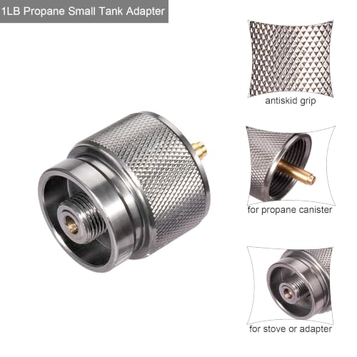 Propane Adapter for Camping Stove - 1 Lb Small Tank Input