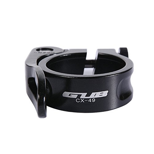 Aluminum Quick Release Bike Seat Post Clamp - 31.8mm & 34.9mm - Sblack34.9