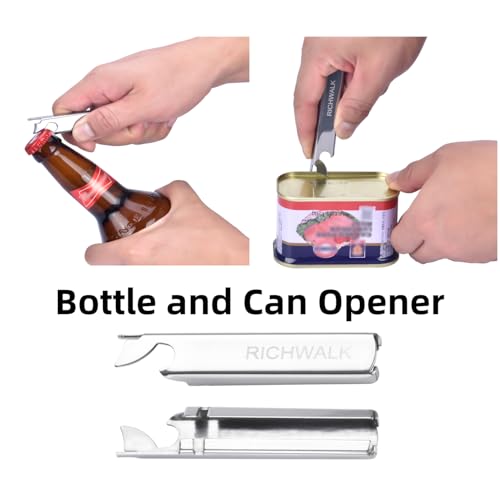 4-in-1 Portable Stainless Steel Camping Utensil Set