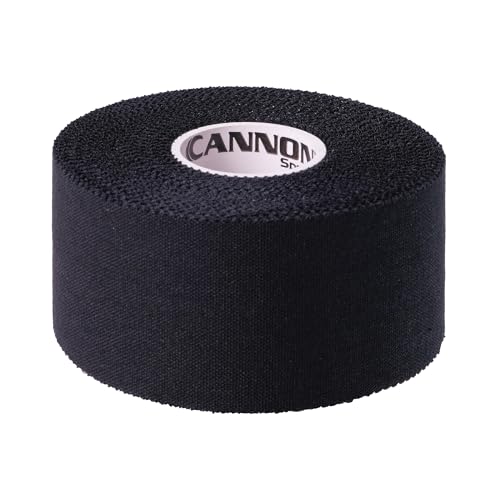 Premium Athletic Tape - 1.5" x 45 Feet - Easy Tear, Strong, Latex Free - Black
