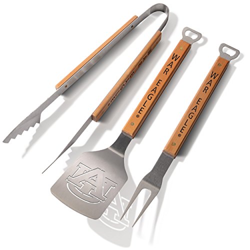 NCAA Classic Series 3-Piece BBQ Set with Bottle Opener