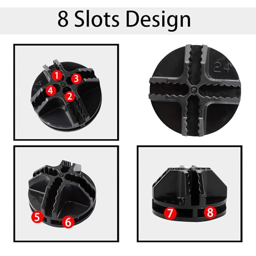 40PCS Cube Connectors Plastic Storage Wire Cube Connectors ABS Connectors Organizer for Modular Closet Storage Organizer, Wire Shelving, Wardrobe, Shoe Rack Clips, Pet Carrier, Black