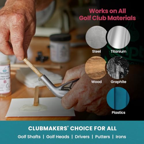 Quick Cure Golf Epoxy Kit - 0.85 Ounce, Extra Strength, 5-Min Work Life