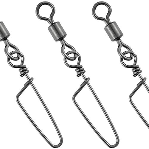 30 Pack Barrel Snap Swivels - 30LB Fishing Tackle Connector