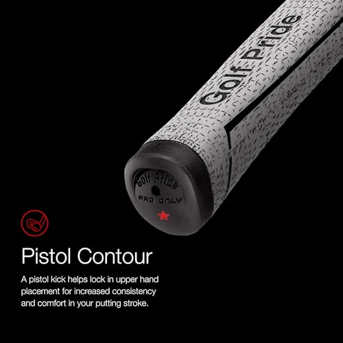 Pro Only Cord Golf Grip - Red Star Pistol Design