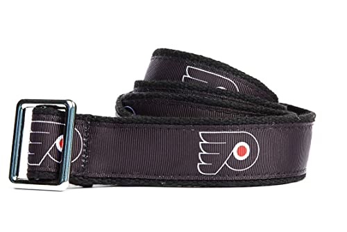 Philadelphia Flyers NHL Hockey Belt - Black, Large, Adult