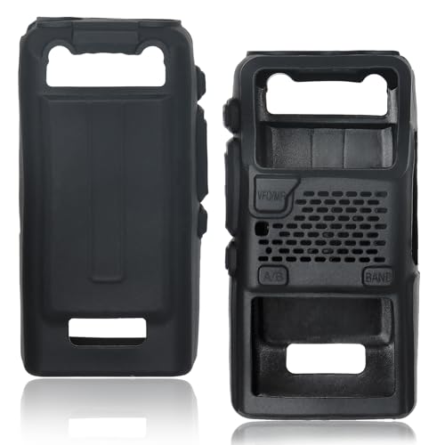 Black Rubber Soft Case for Baofeng 5RM Series Walkie Talkies