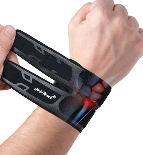 Wrist Brace for TFCC Tears - Ultra-Thin Compression Support - Black, 1 Pack