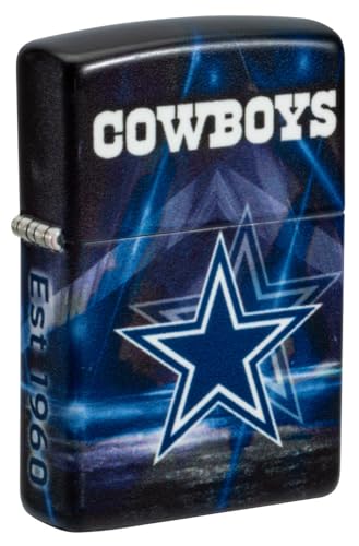NFL Dallas Cowboys Matte Pocket Lighter - Windproof & Refillable