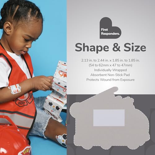 First Responder Adhesive Bandage Set - Latex Free, 24 Count