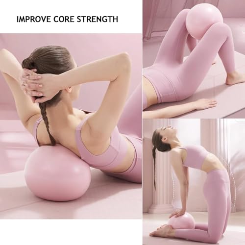 Pilates Set for Women - Magic Circle, Resistance Bands & Ball - Pink