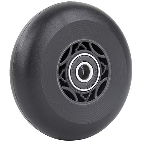 AOWISH 76mm Black Ripsurf Wheels with Bearings ABEC-9 for Skateboards & Scooters