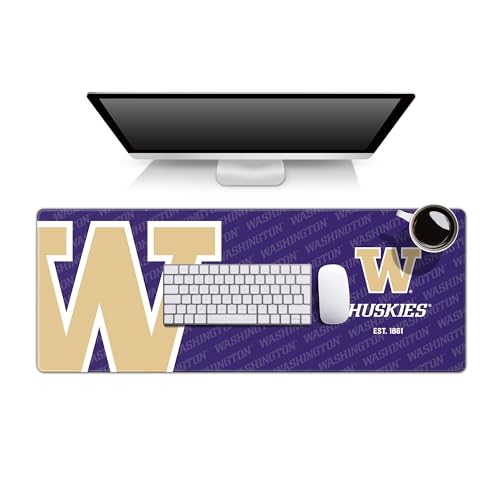 Washington Huskies Desk Pad - Water-Resistant, Non-Slip Rubber