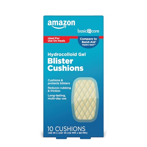 Hydrocolloid Gel Blister Cushion Bandages - 10 Self-Adhesive Pads