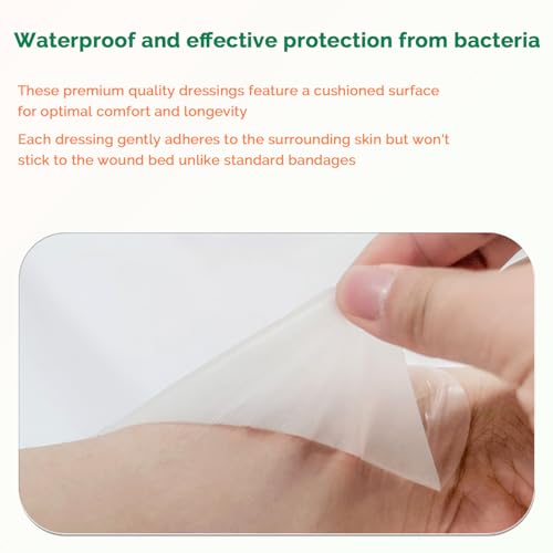 Hydrocolloid Bandages - 10 Pack 2" x 2" Waterproof Dressing