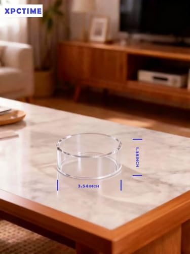 Clear Acrylic Sports Ball Display Stand - 4mm Thick Holder