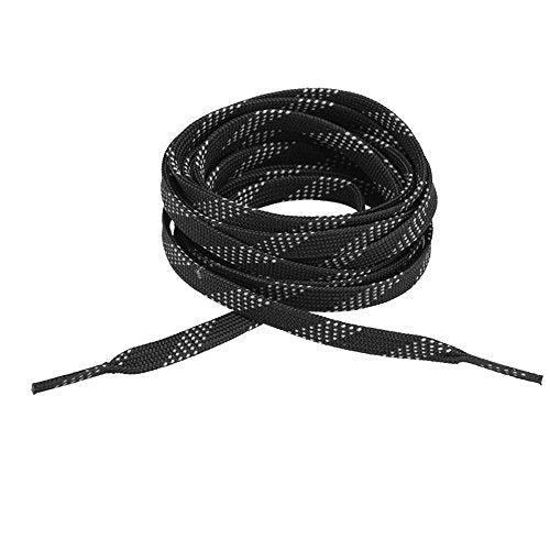 Waxed Hockey Skate Laces - Black 72" - One Pair