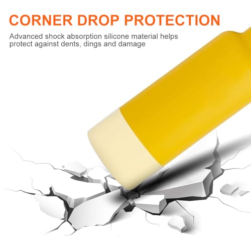 Protective Silicone Sleeve for Hydro Flask 32-40 oz - Clear