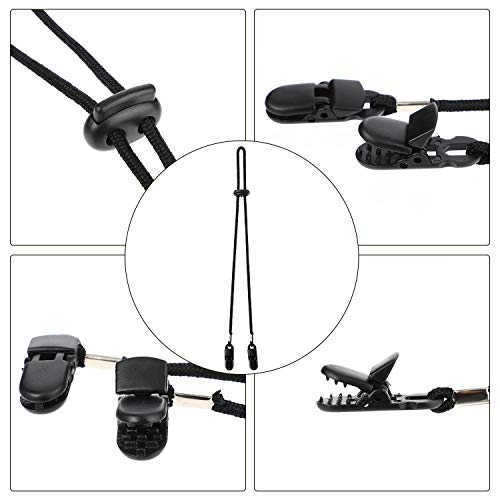 Adjustable Hat Strap Clips - 8 Pcs Classic Wind Resistant