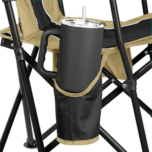 Central Florida Golden Knights Portable Folding Chair - Steel Frame with Cup Holders