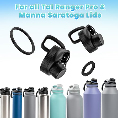 Replacement Gaskets for Tal Ranger Pro & Manna Saratoga Bottles - 4 Pack