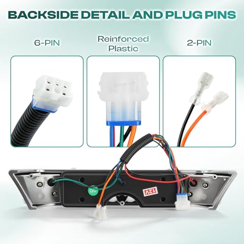 LED Headlight Bar for Club Car Precedent Golf Carts 2004-Up | 12V Replacement