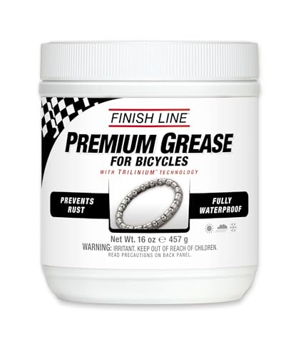 Finish Line Premium Waterproof Bike Grease 1 lb Tub - Extreme Pressure Lubricant