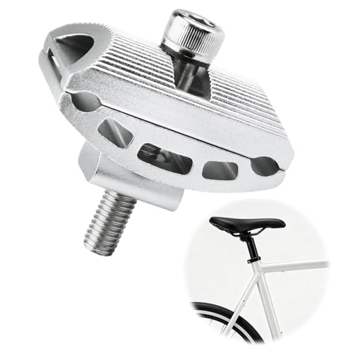 Aluminum Alloy Bike Seat Clamp - Universal Bicycle Seat Post Replacement for Mountain Bikes