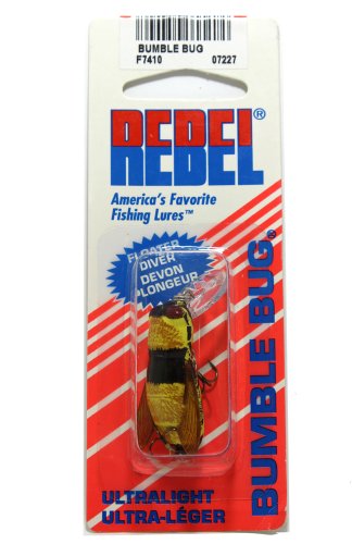 Bumble Bug Topwater Fishing Lure - 1 1/2 Inch, 7/64 Ounce