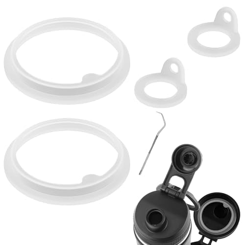 Silicone Water Bottle Gasket Replacement Set - 4 Piece Kit