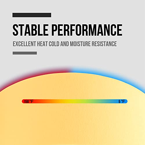 Lichamp 18mm x 55m Yellow Automotive Masking Tape for Painting, Auto Body Masking Tape for Car Detailing, Yellow Painters Tapes 0.7 inch x 60 Yards x 4 Rolls