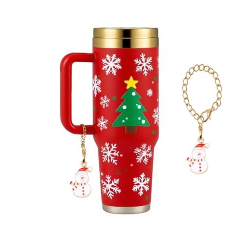 5PCS Christmas Accessories for Stanley Cup Tumbler - Keychain Charms