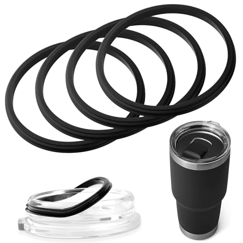 Silicone Gasket Replacement for Yeti 30 Oz Tumbler Lid - 4 Pack
