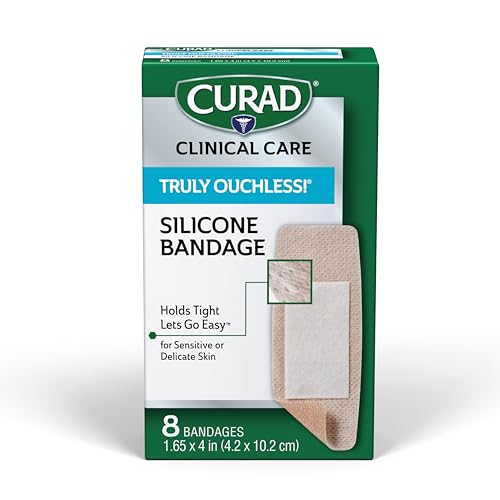 Truly Ouchless Silicone Adhesive Bandages for Sensitive Skin - CUR5003