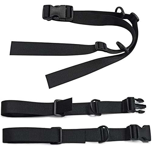 Adjustable Backpack Chest Strap - 2 Piece Set with Quick Release Buckle