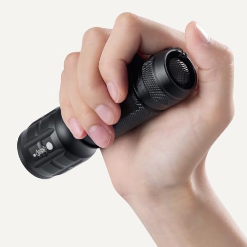 Tactical Flashlight - 140 Lumens, Waterproof, 3 Modes, Zoomable