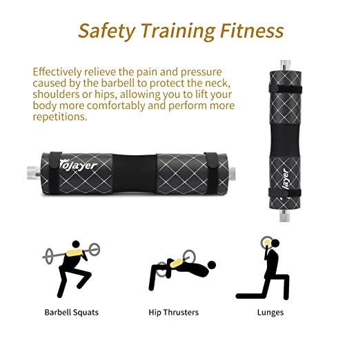 Tojayer Barbell Pad Squat Pad - Neck & Shoulder Protective Foam