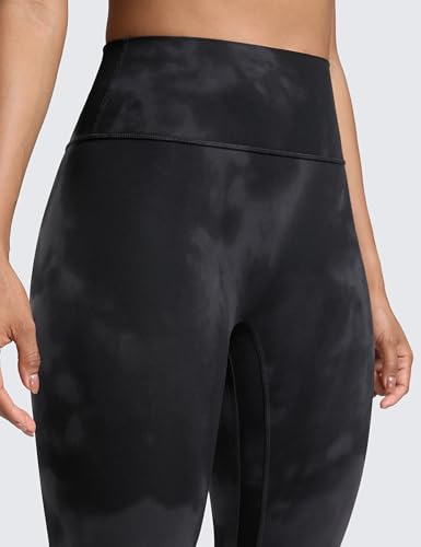 CRZ YOGA Secretsculpt 25" Leggings Small Black Tie Dye Activewear