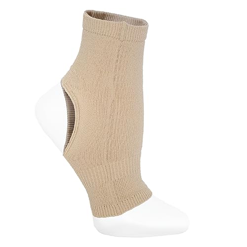 Apolla The Joule Compression Barefoot Socks Medium Nude - 20-30 mmHg, Arch Support, As Seen on Shark Tank