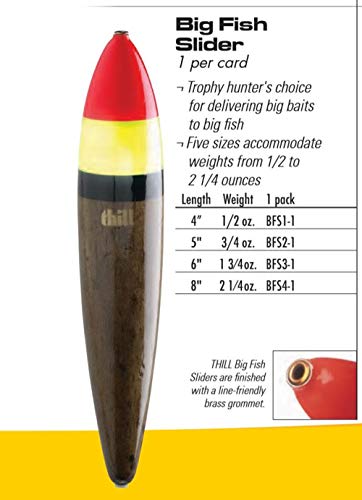 Big Fish Slider Premium Balsa Fishing Float - 5 in (3/4 oz)