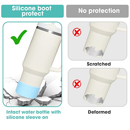 Silicone Protective Boot Cover for Tumblers - 2 Pack - Black