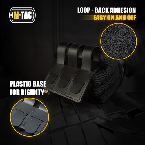 Tactical Morale Patch Panel - MOLLE Attachment Black 4.5x3.5