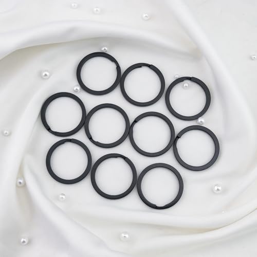 10 Pcs 1-Inch Stainless Steel Split Rings for Keychains