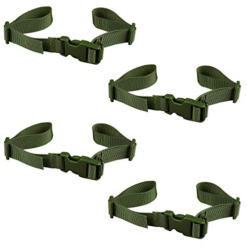 Adjustable Backpack Chest Strap Belt with Buckle - Army Green