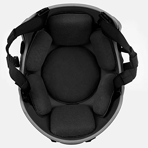 Tactical Helmet Replacement Foam Pads - Black, 19 Pieces