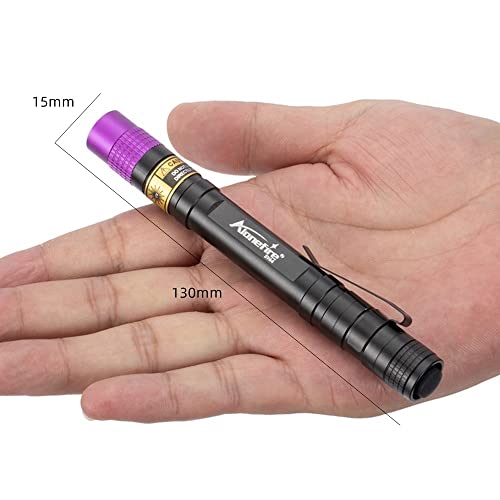 Mini UV Flashlight 3W - Portable 365nm Black Light for Detection